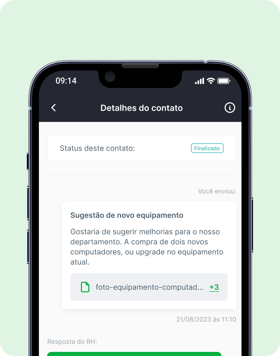 app Central de Solicitações​