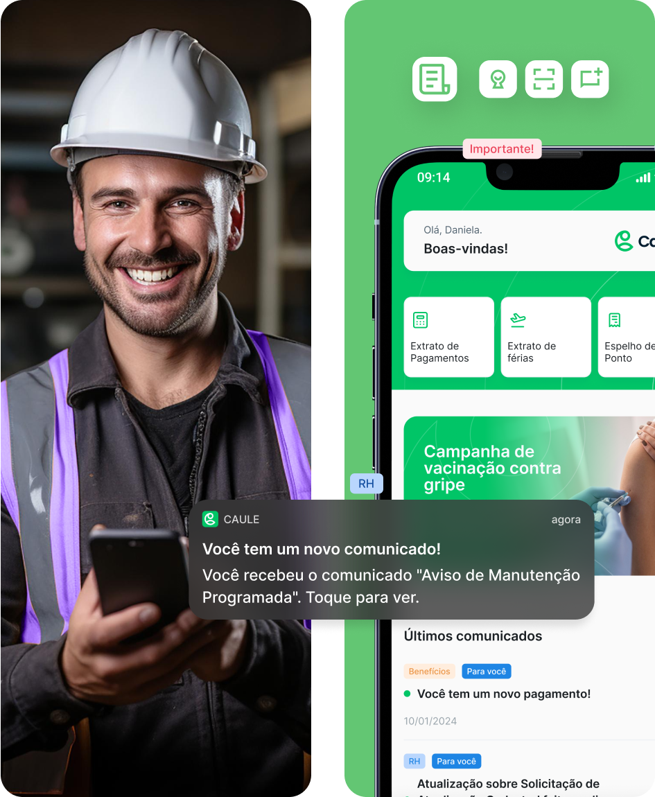 Descubra para quem é o Caule, o Super App de comunicação, holerite e gestão de pessoas perfeito para sua empresa